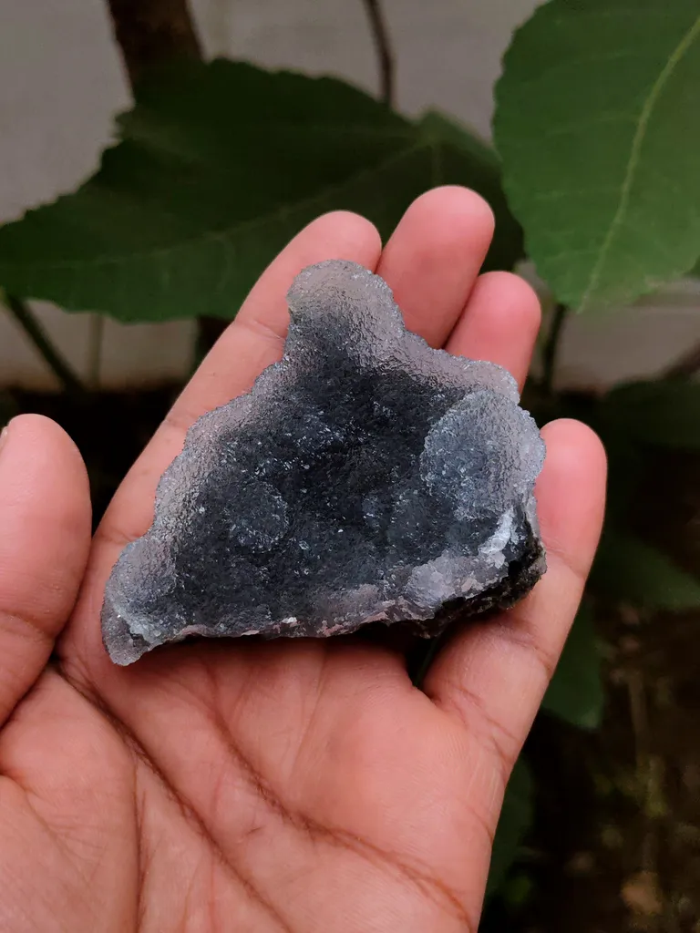 Black Galaxy Botryoidal Chalcedony, Natural Mineral specimen - image 6