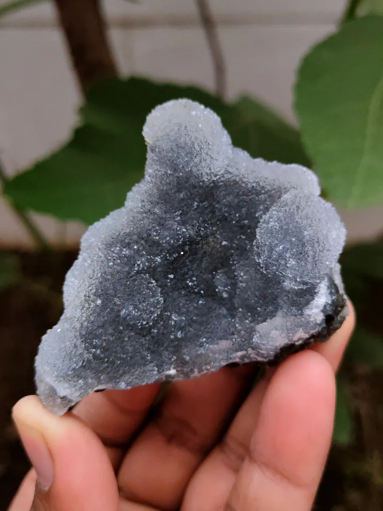 Black Galaxy Botryoidal Chalcedony, Natural Mineral specimen - image 3