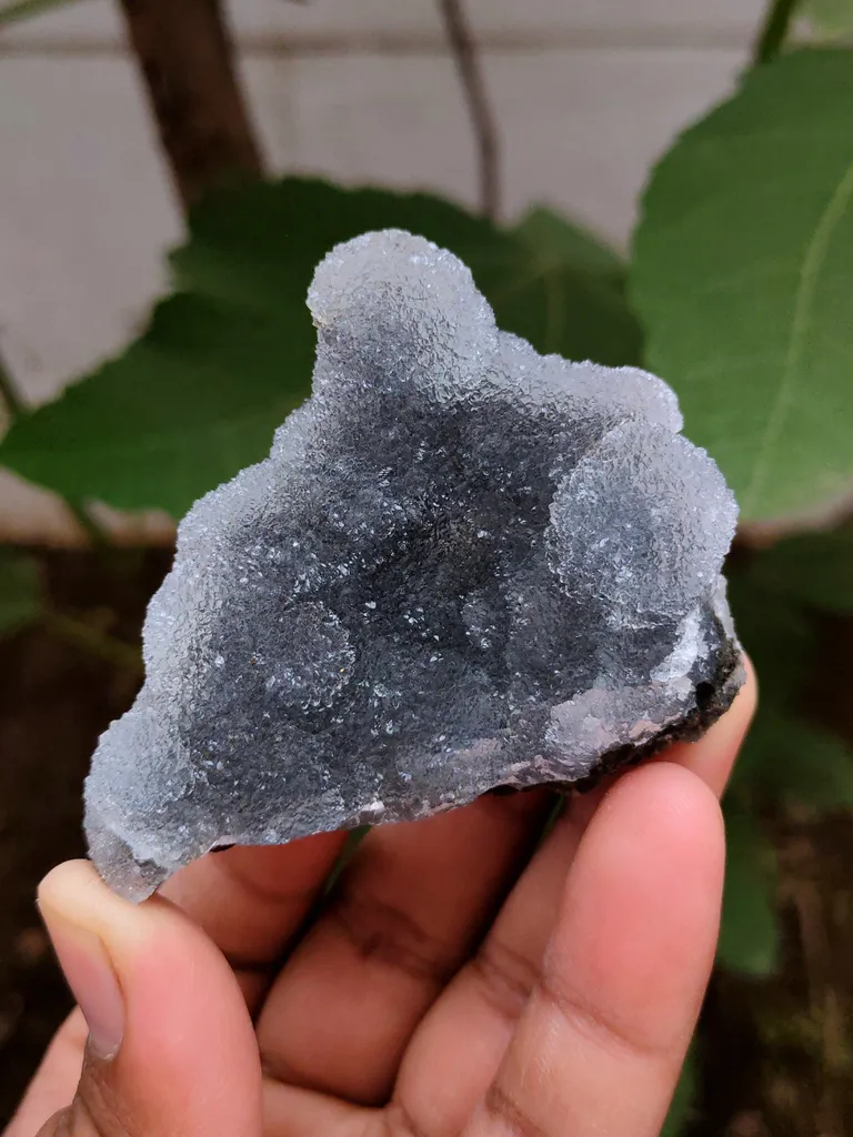 Black Galaxy Botryoidal Chalcedony, Natural Mineral specimen - image 7