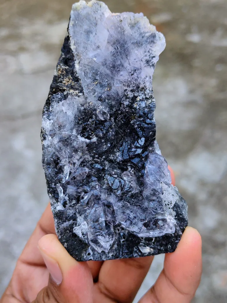 Black Karur Amethyst Natural Mineral specimen Crystal - image 4
