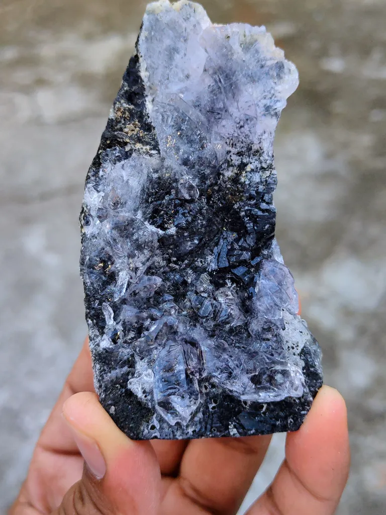 Black Karur Amethyst Natural Mineral specimen Crystal - image 2