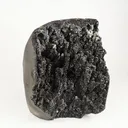 Black Sparkling Chalcedony Geode Free Standing Natural Mineral Specimen - image 3