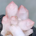 Blood Dots on Quartz.\ Red Hematite Dots On Quartz - image 5