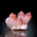 Blood Dots on Quartz. Red Hematite On Quartz - image 1