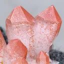 Blood Dots on Quartz. Red Hematite On Quartz - image 5