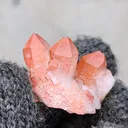 Blood Dots on Quartz. Red Hematite On Quartz - image 4