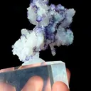 Blue and White Porcelain Fluorite comes from Yaogangxian,Hunan 40*20*45MM - image 1
