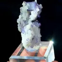 Blue and White Porcelain Fluorite comes from Yaogangxian,Hunan 40*20*45MM - image 2