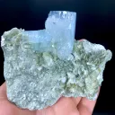 Blue Aquamarine Crystal Cluster from Pakistan - image 3