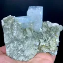 Blue Aquamarine Crystal Cluster from Pakistan - image 6