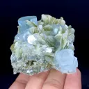 Blue Aquamarine Crystal Cluster from Pakistan - image 6