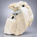 Blue Aquamarine Crystal H Schorl Tourmaline on Feldspar from Pakistan - image 7