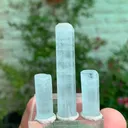 Blue Aquamarine Crystals from Pakistan - image 2