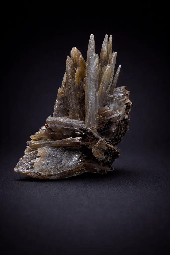 Blue Barite Crystal Cluster – Nador Province, Morocco | Natural Sky Blue Barite Specimen image