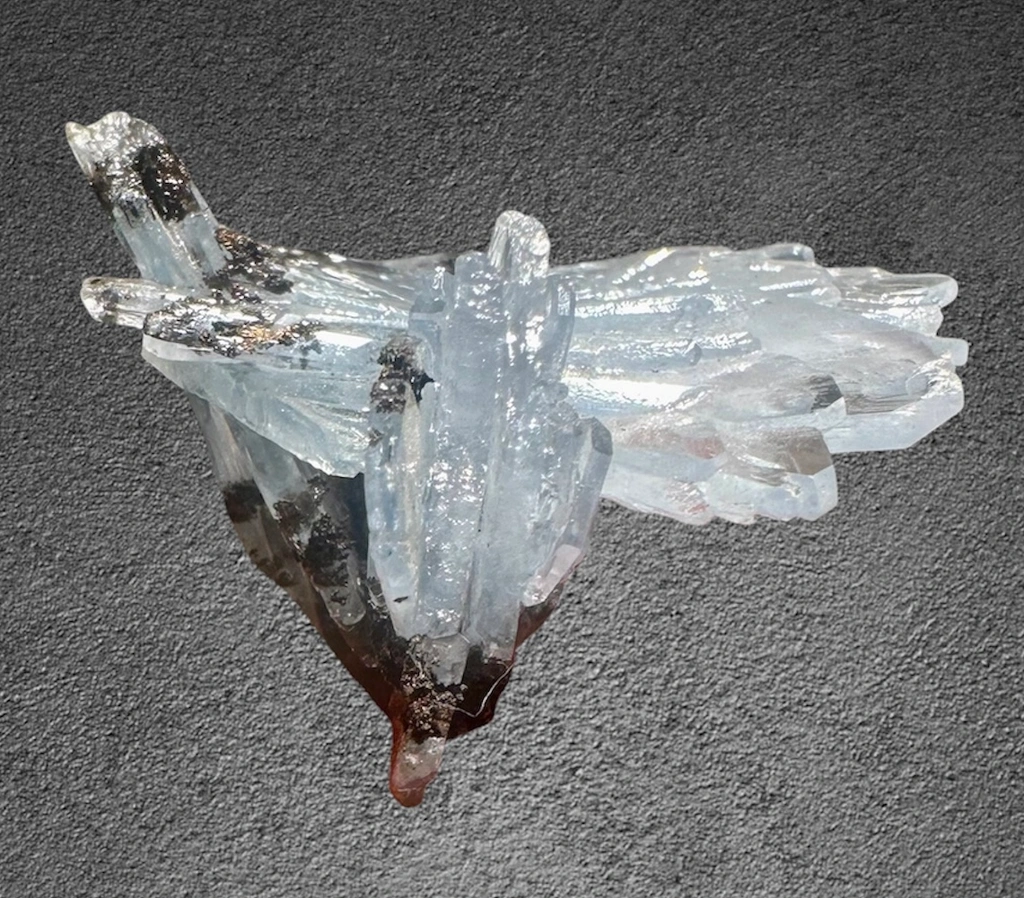 Blue Barite from Morocco, Drâa-Tafilalet Region, Midelt Province, Mibladen Mining District, Mibladen - image 5
