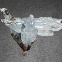 Blue Barite from Morocco, Drâa-Tafilalet Region, Midelt Province, Mibladen Mining District, Mibladen - image 5