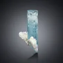 Blue Beryl var Aquamarine Crystal with Feldspar from Pakistan - image 1