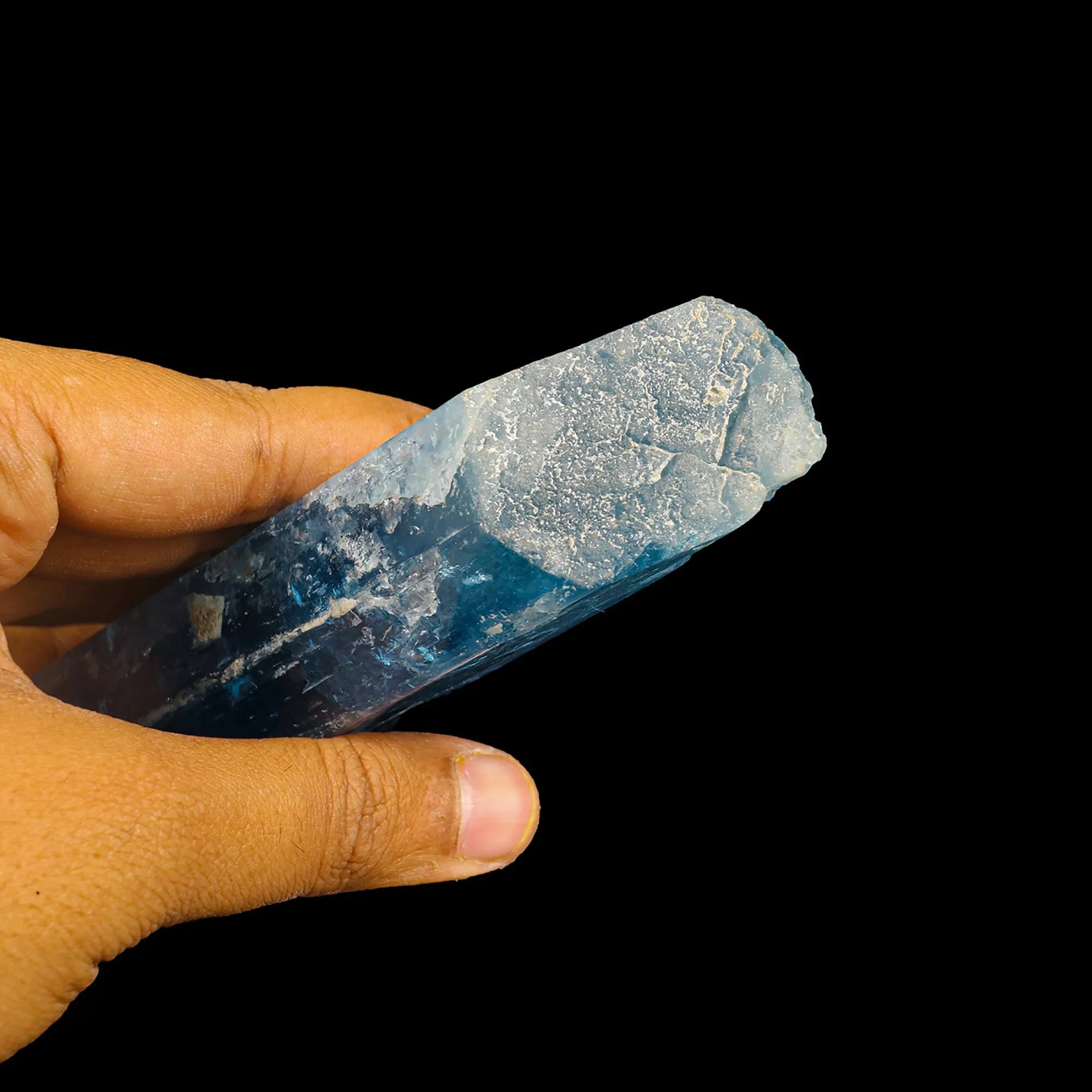 Blue Beryl var. Aquamarine Natural Mineral Specimen Museum - image 8