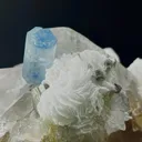 Blue Cap Aquamarine from Pakistan, Gilgit-Baltistan, Roundu District, Haramosh Mts. - image 6