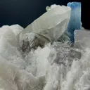 Blue Cap Aquamarine from Pakistan, Gilgit-Baltistan, Roundu District, Haramosh Mts. - image 9
