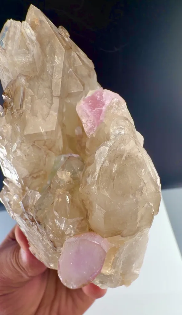 Blue cap pink Tourmaline from Afghanistan - image 3