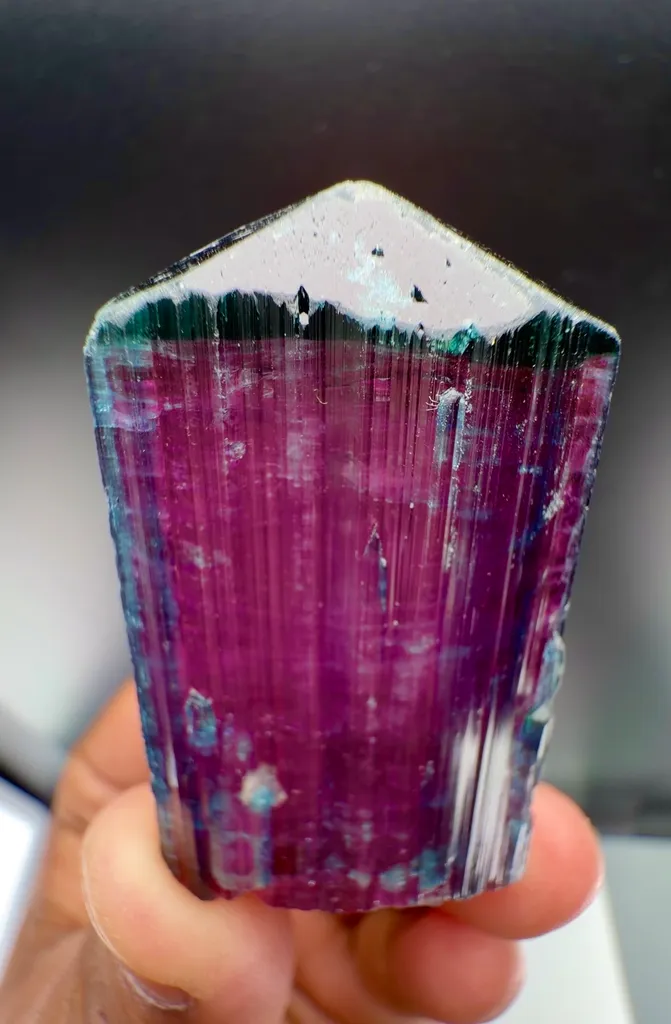 Blue cap Rubyllite Tourmaline from Afghanistan - image 3