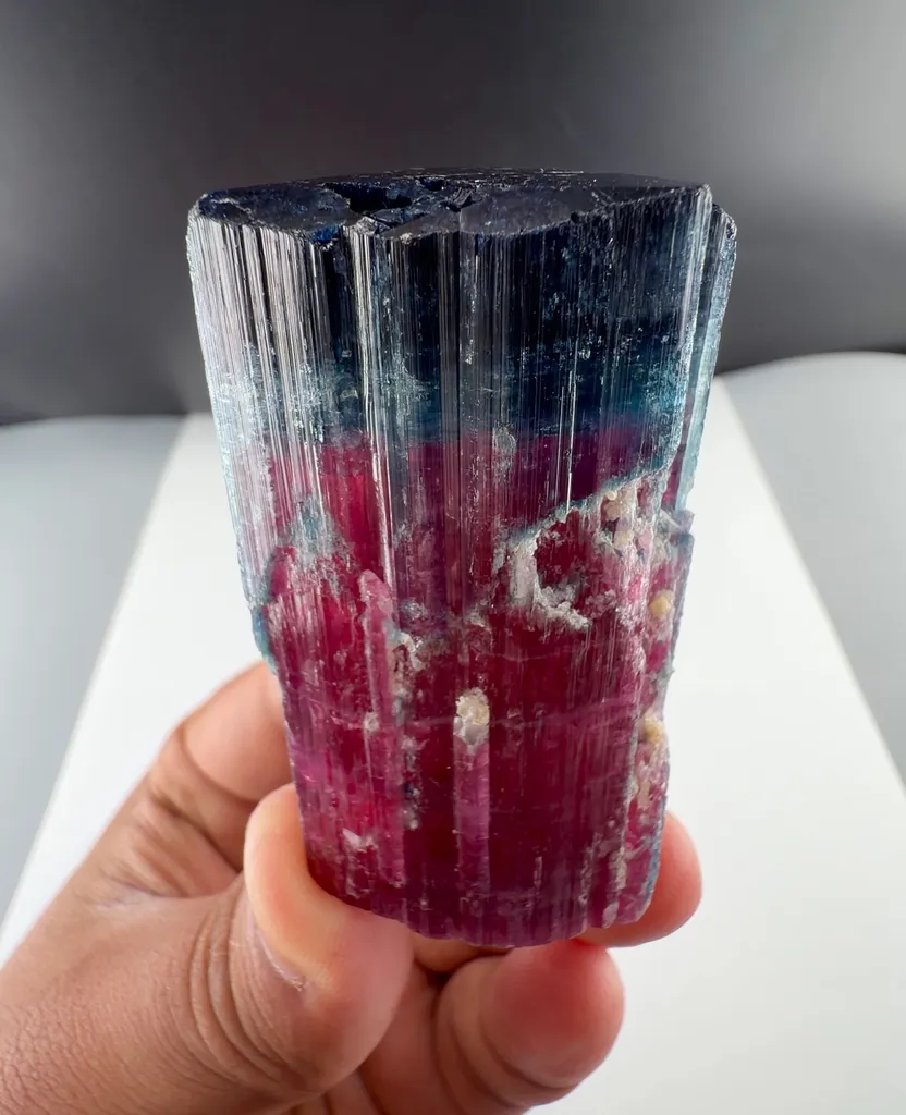 Blue cap Rubyllite Tourmaline from Afghanistan - image 1