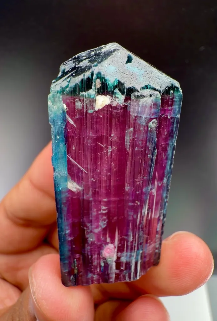 Blue cap Rubyllite Tourmaline from Afghanistan - image 6