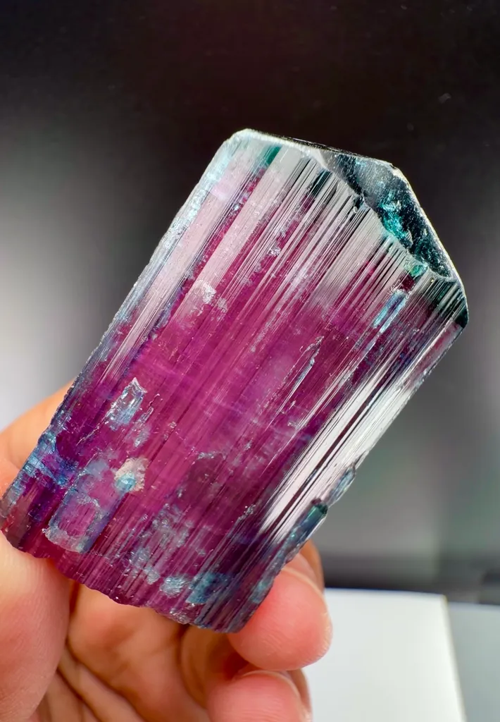 Blue cap Rubyllite Tourmaline from Afghanistan - image 5
