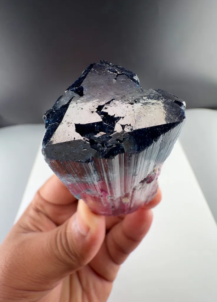Blue cap Rubyllite Tourmaline from Afghanistan - image 2