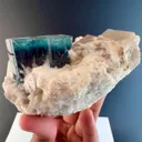 Blue cap Tourmaline from Afghanistan - image 1