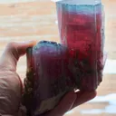 Blue Cap Tourmaline from the famous 1972 find at the Queen Mine, Pala, San Diego County California - image 1
