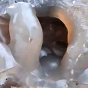 Blue Chalcedony with Agate Natural mineral Specimen From India - image 5