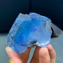 Blue Cube Fluorite comes from Yaogangxian,Hunan 55*60*50MM - image 2