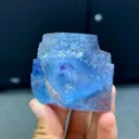 Blue Cube Fluorite comes from Yaogangxian,Hunan 55*60*50MM - image 1