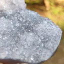Blue Durzy Quartz With Coating Calcite From India - image 5