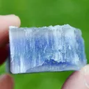Blue fibrous halite 93 grams - Wittelsheim, Mulhouse, Haut-Rhin, Alsace, France - image 3
