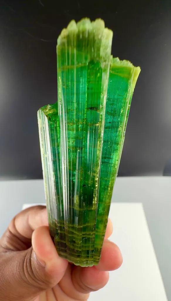 Blue green Tourmaline from Afghanistan - image 3