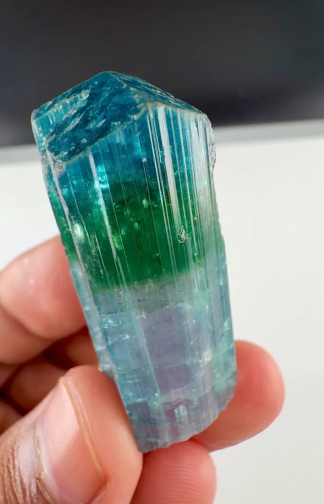Blue green Tourmaline from Afghanistan - image 3