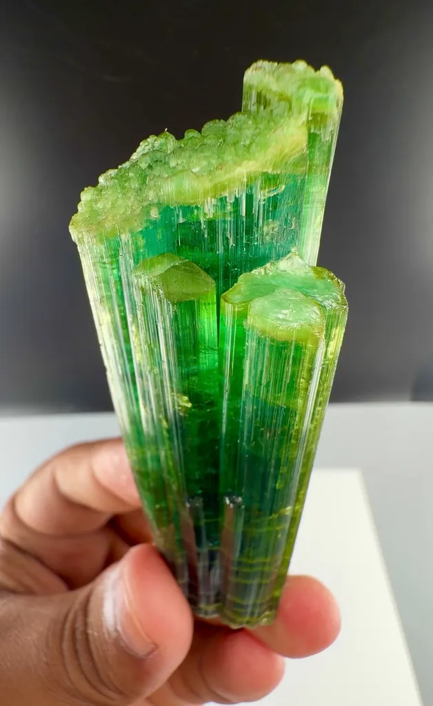 Blue green Tourmaline from Afghanistan - image 2