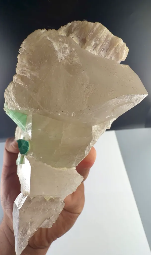 Blue green Tourmaline with Quartz from Afghanistan - image 5