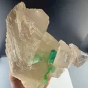 Blue green Tourmaline with Quartz from Afghanistan - image 1