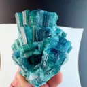 Blue indicolite tourmaline crystal specimen - image 3