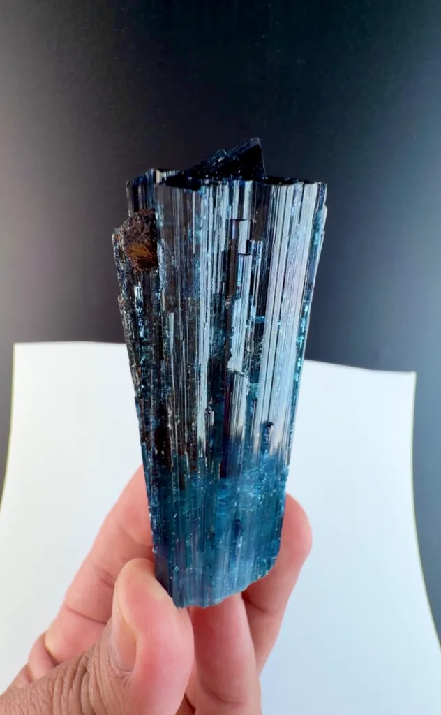 Blue indicolite Tourmaline from Afghanistan - image 3