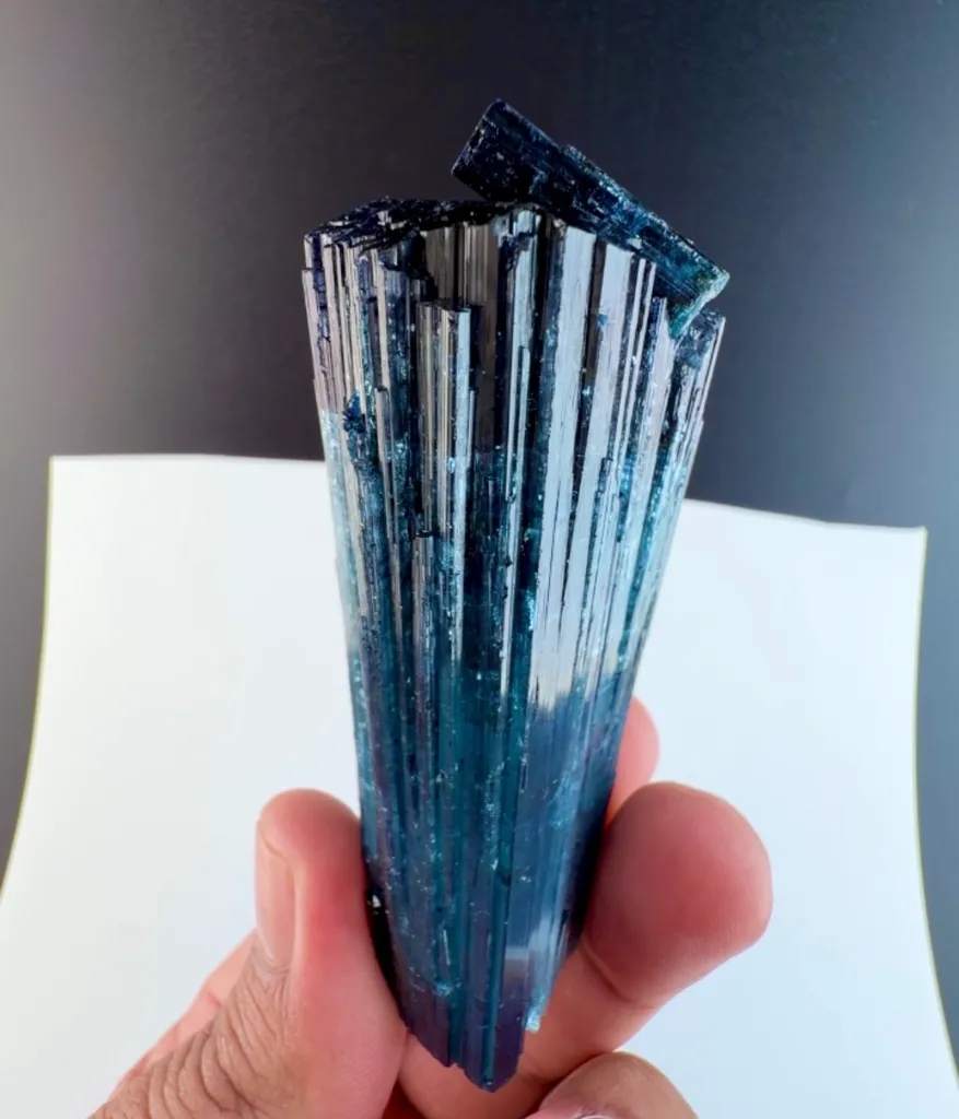 Blue indicolite Tourmaline from Afghanistan - image 4