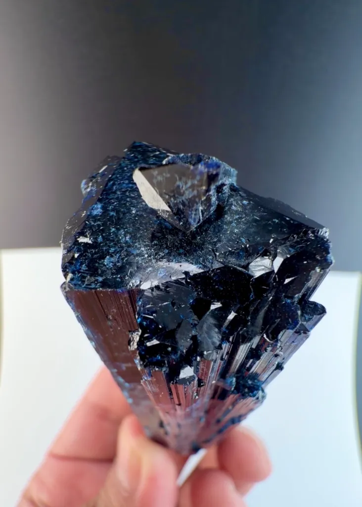 Blue indicolite Tourmaline from Afghanistan - image 6