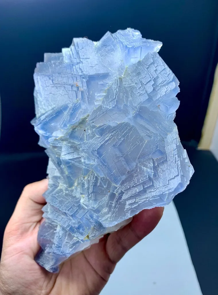 Blue line Phantom Fluorite from Pakistan - image 6