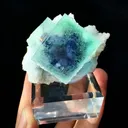 Blue Phantom Fluorite comes from Yaogangxian, Hunan 45*30*30 MM - image 5