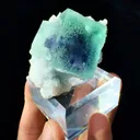 Blue Phantom Fluorite comes from Yaogangxian, Hunan 45*30*30 MM - image 6