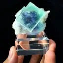 Blue Phantom Fluorite comes from Yaogangxian, Hunan 45*30*30 MM - image 7